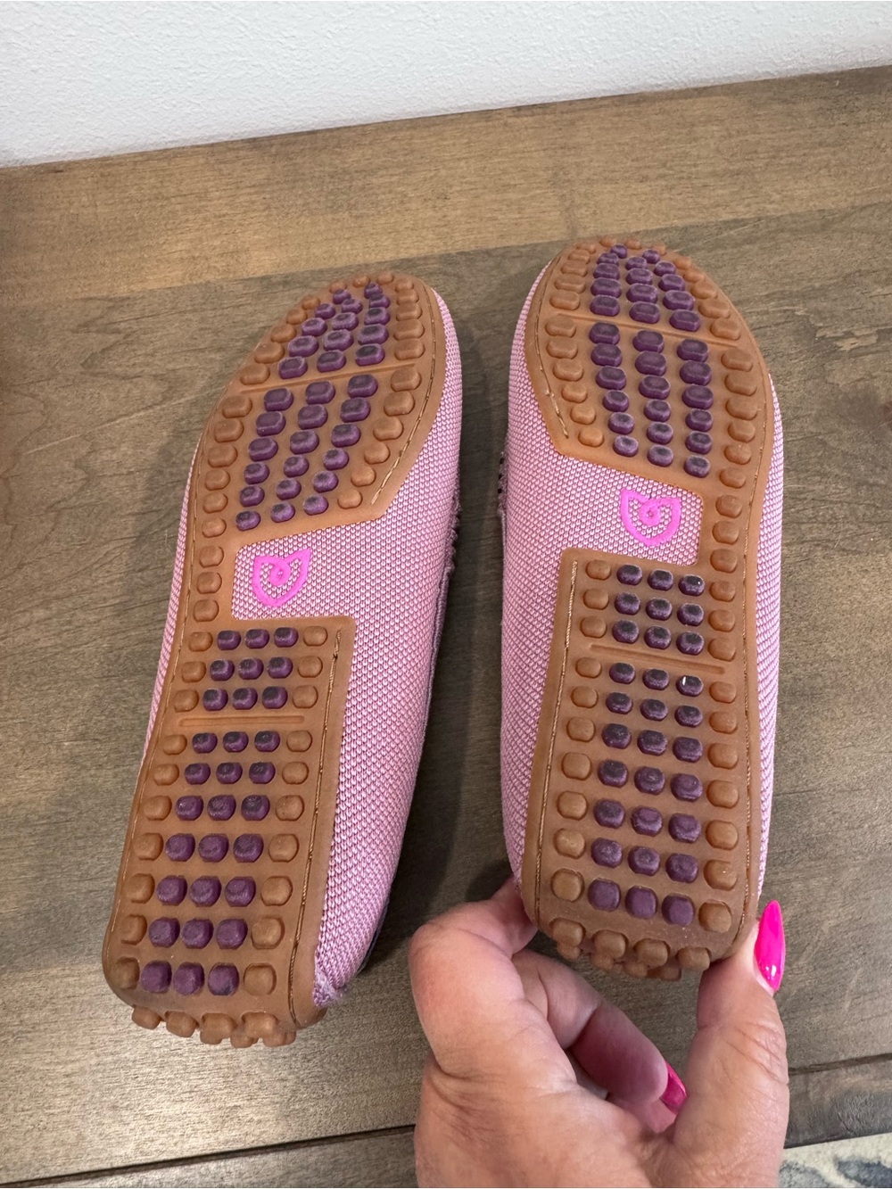 Light Pink Women's Slip-On Rothy drivers 8 - Picture 4 of 4